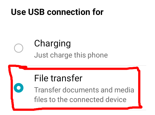 USB options